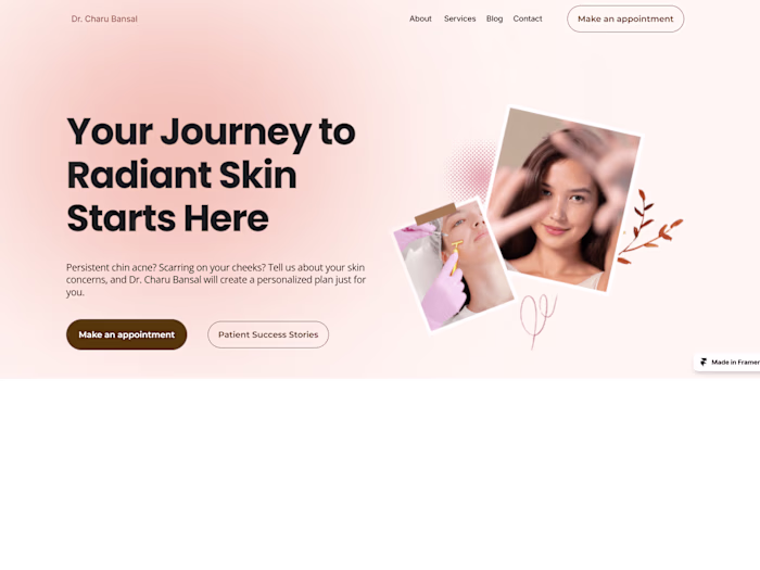 GlowUp Derma: Digital Makeover Project