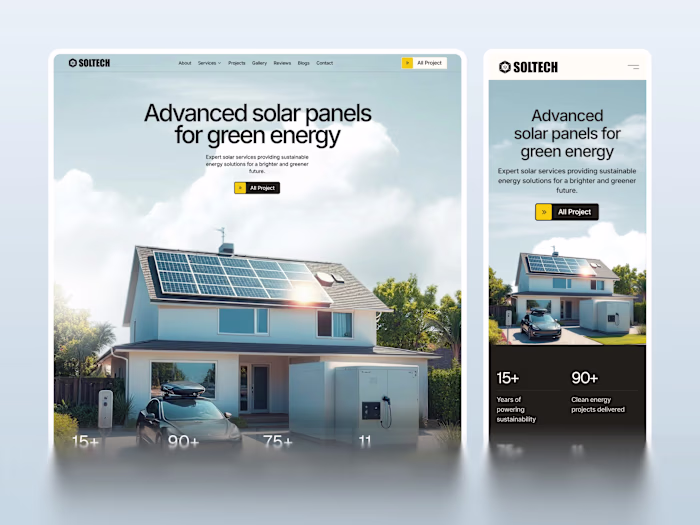 Soltech Solar Website – Modern Framer Development