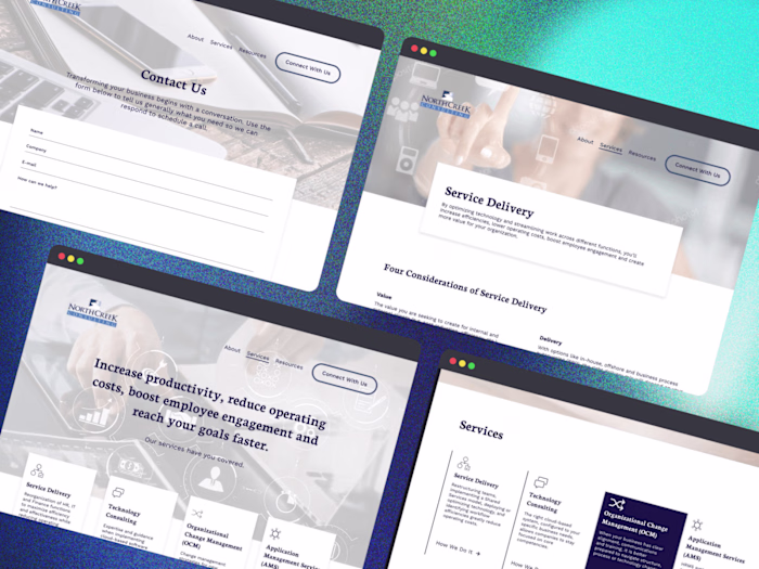 WordPress Web Design: Northcreek Consulting 