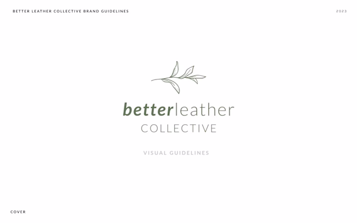 Betterleather Collective - Brand Strategy and Brand Identity