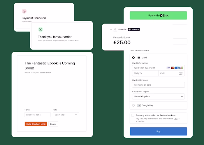 Stripe Payment Integration Project