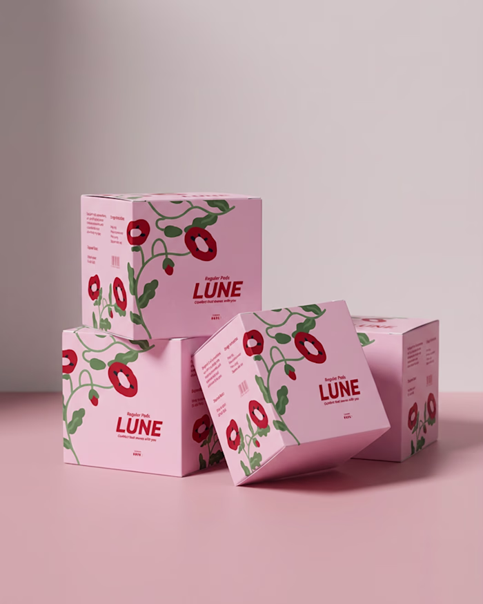Design a Calm and Confident Brand Identity for LUNE Period Care