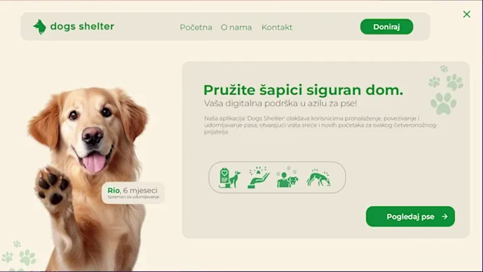 Dogs Shelter Application 🐶