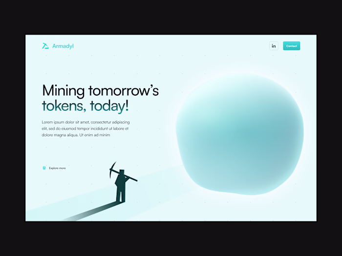 Armadyl Landing page (Framer Design & Build)