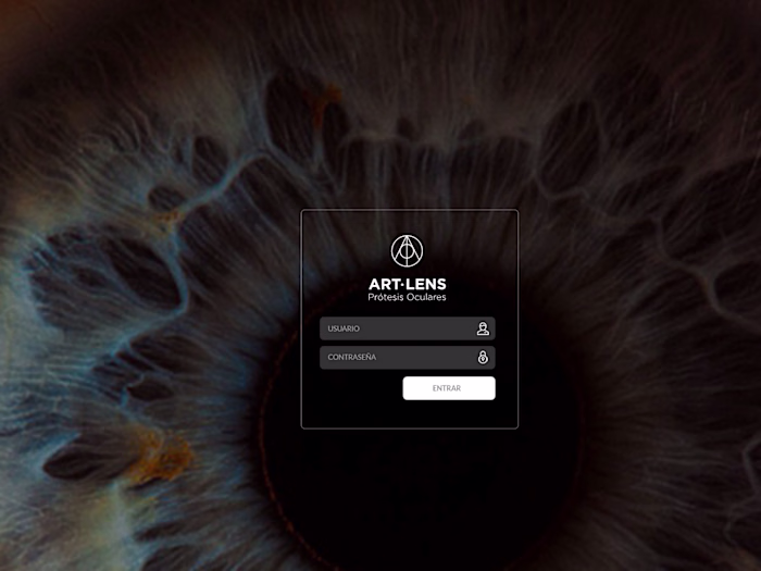 Artlens Web App Design