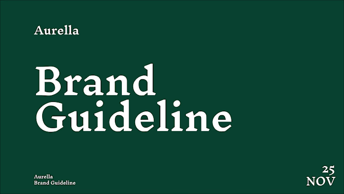 Aurella || Clothing Complete Brand Guidelines