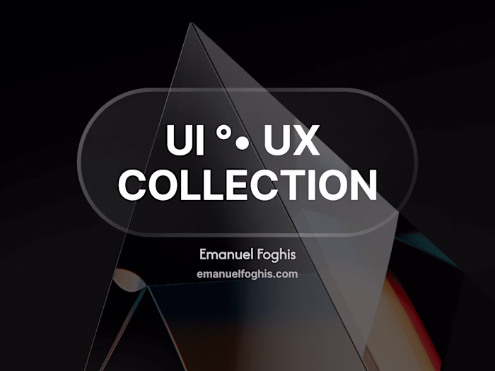 UI UX Collection Showcase