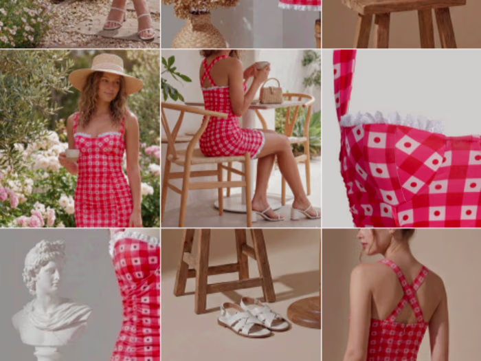 AI Fashion Lookbook 
AI-directed summer