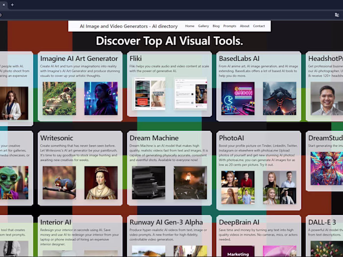 Ai visual tools directory