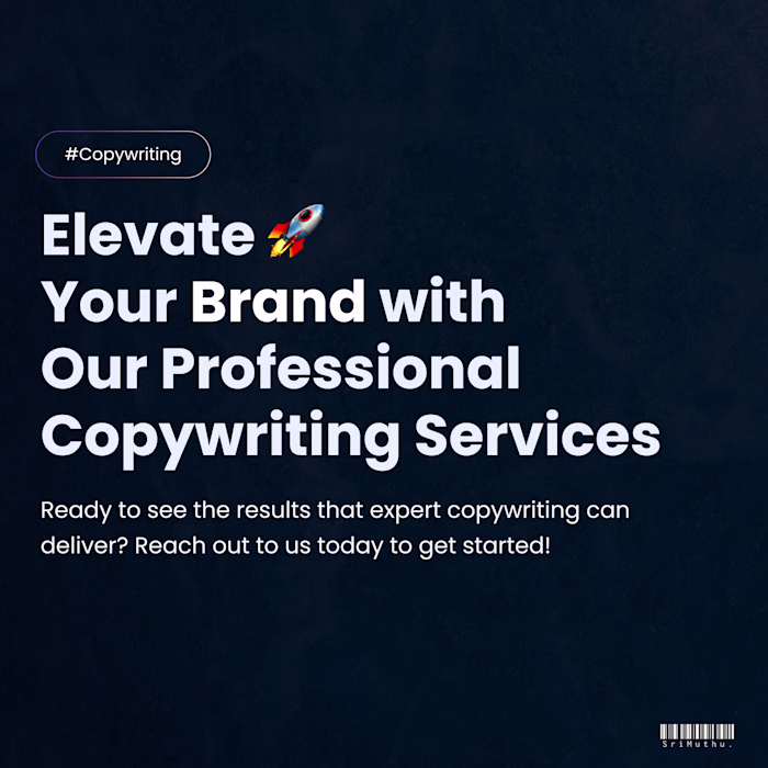 Copy-writing Service | Social Media Post Design