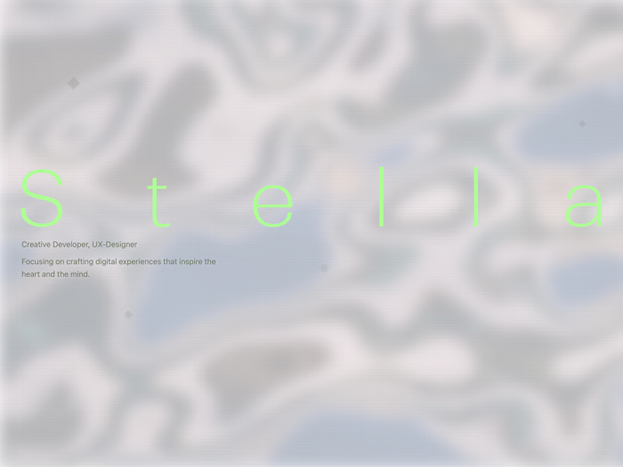 Stella Mathioudakis - Portfolio site