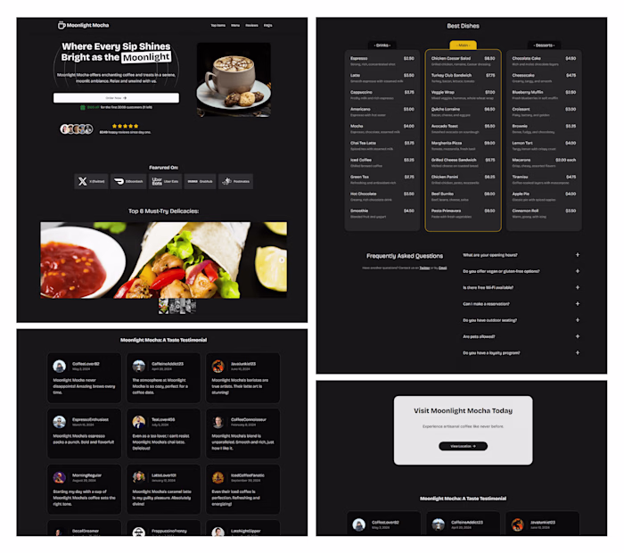 Moonlight Mocha - [Landing Page]