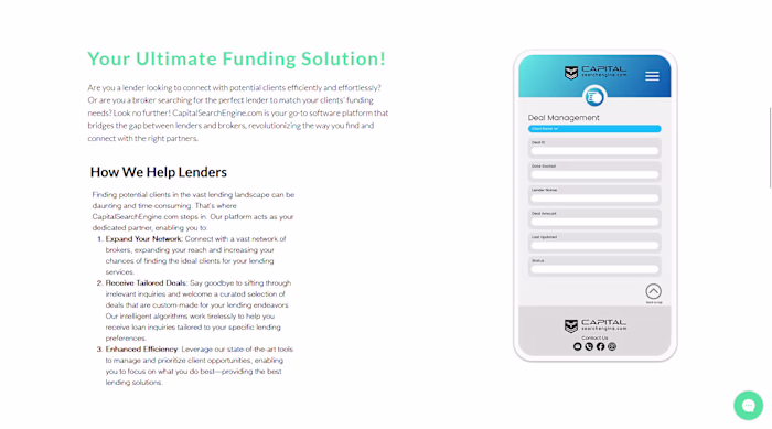 Capital Funding Website