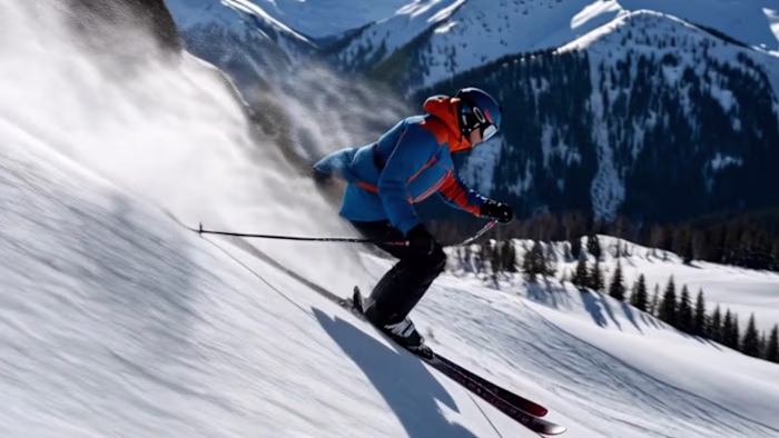 I created this cinematic ski