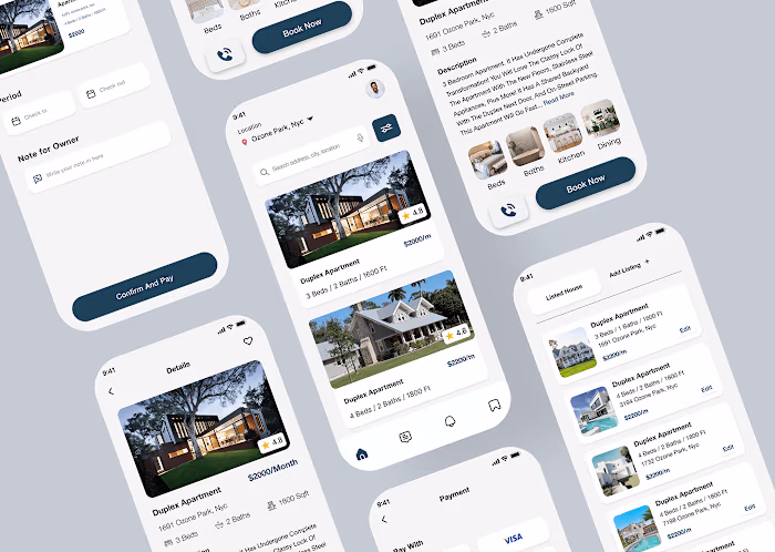 Real Estate Mobile App design on Behance