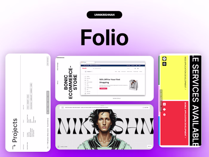 Portfolio | Unnikrishnan