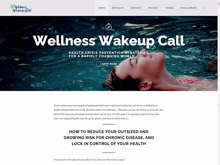 Sales Page For Wellness-Focused Product