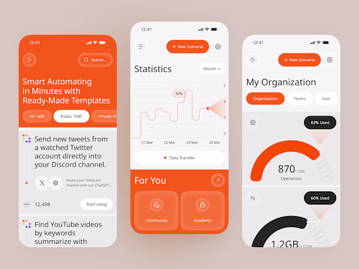 This automation mobile app was