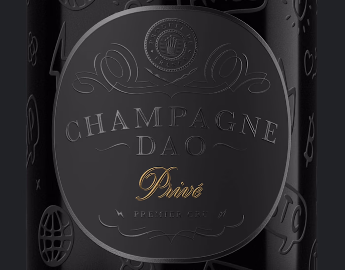 Privé Champagne Logo & Label Design