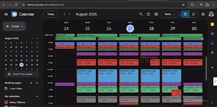 Calendar Management
