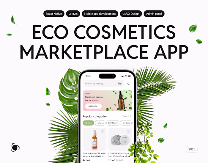 Eco Cosmetics Marketplace App Development | Ronas IT