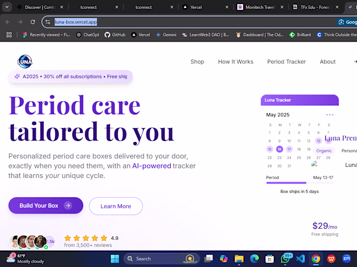 Luna - Personalized Period Care Box