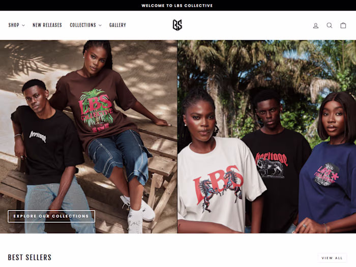 I designed and developed a modern Shopify store for LBS Coll...