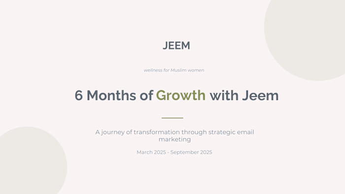 Jeem Email Marketing Transformation