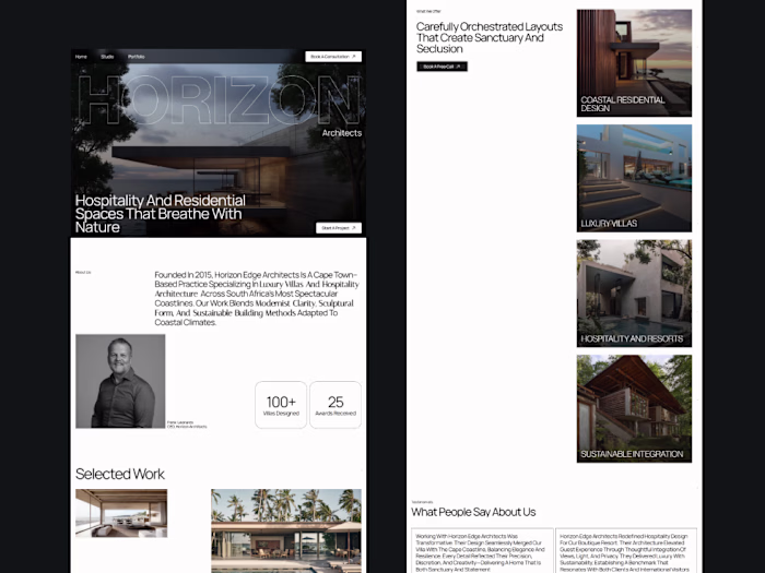 Horizon Edge — Architecture Framed by Light and Land