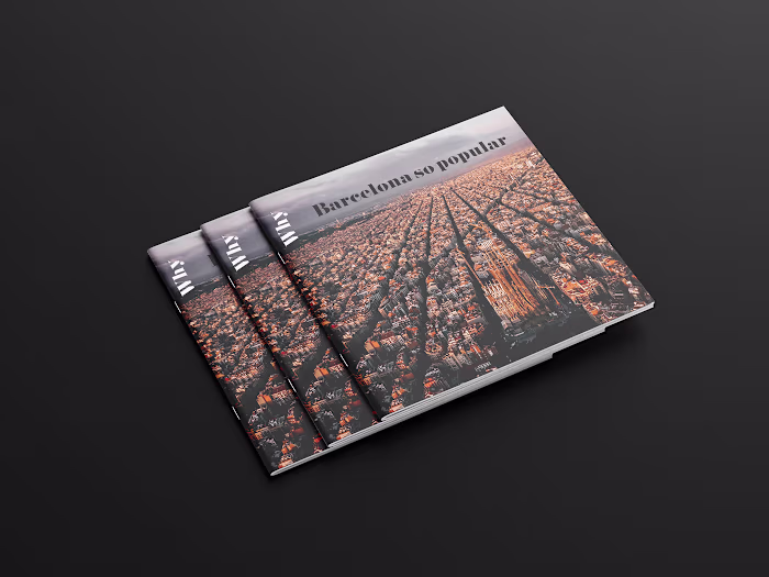 Brochure - Barcelona - infographics