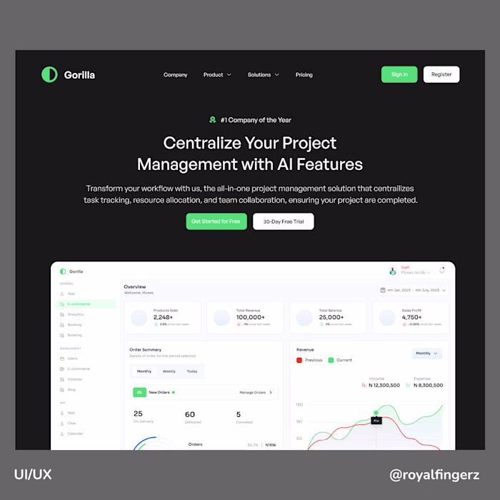 Hero Section :: Behance