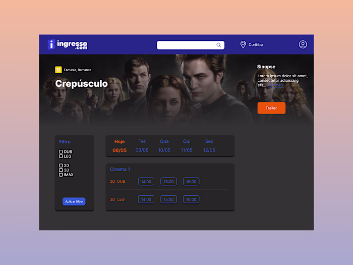 Ingresso.com Redesign