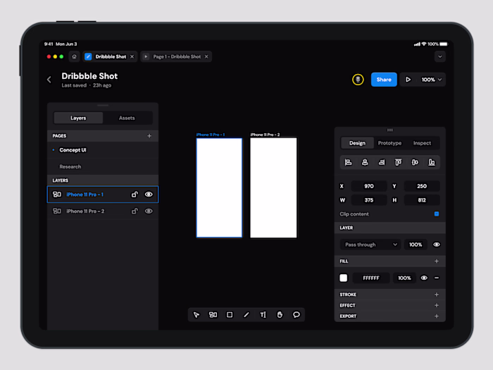 Figma Concept - Dark