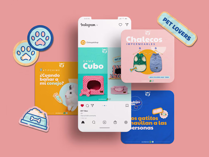 Chimú Pet Shop - Social Media