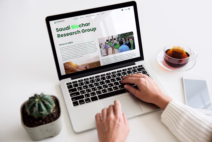  Saudi Biochar Research Group (SBRG) responsive Web Re-design