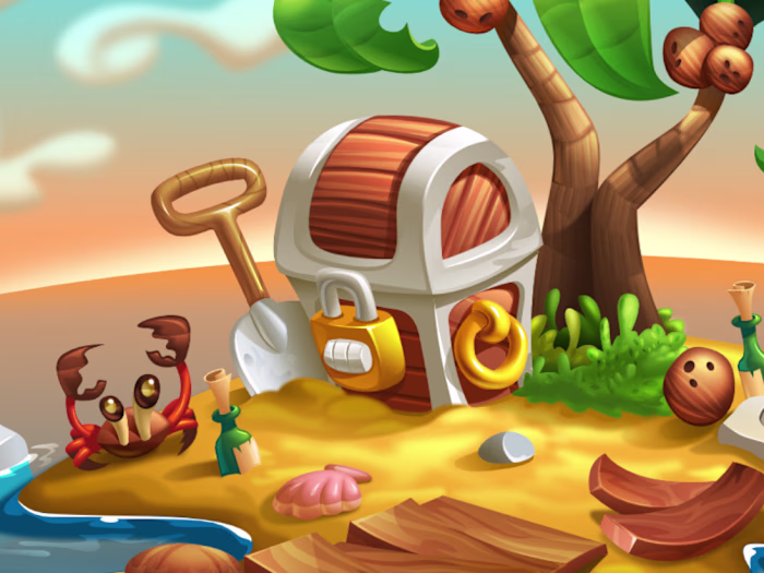 Island AR concept art