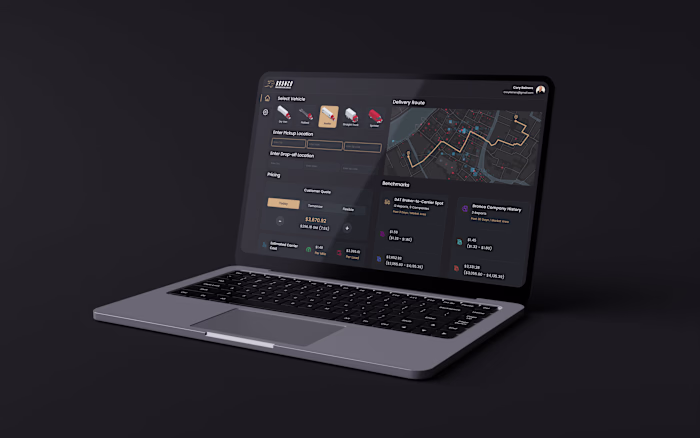 Bronco Logistics | Logistics Company Admin Dashboard UI Design