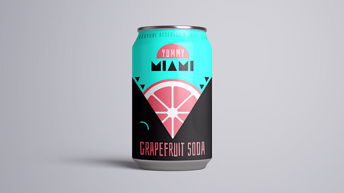 Soda beverage can design