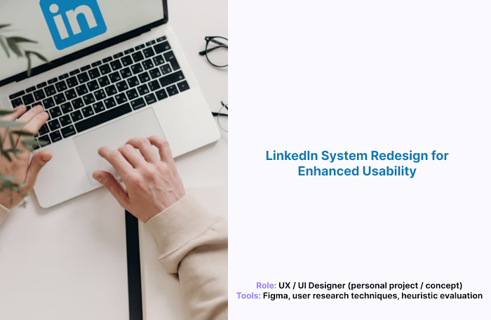 LinkedIn System Redesign for Enhanced Usability