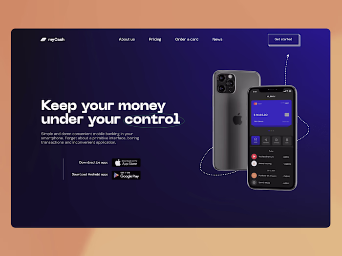 MyCash. Mobile Banking App