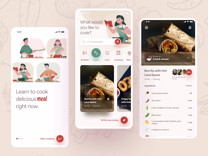 Food Recipe Mobile App