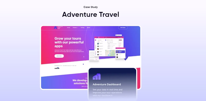 Adventure Travel Web, Branding & Content Writing
