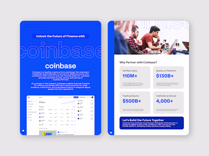 Coinbase Partnership Sell Sheet