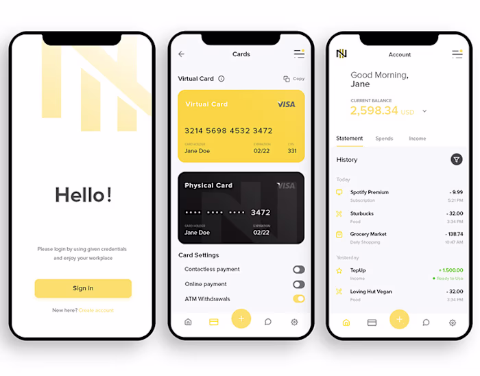 Nomad Bank App 