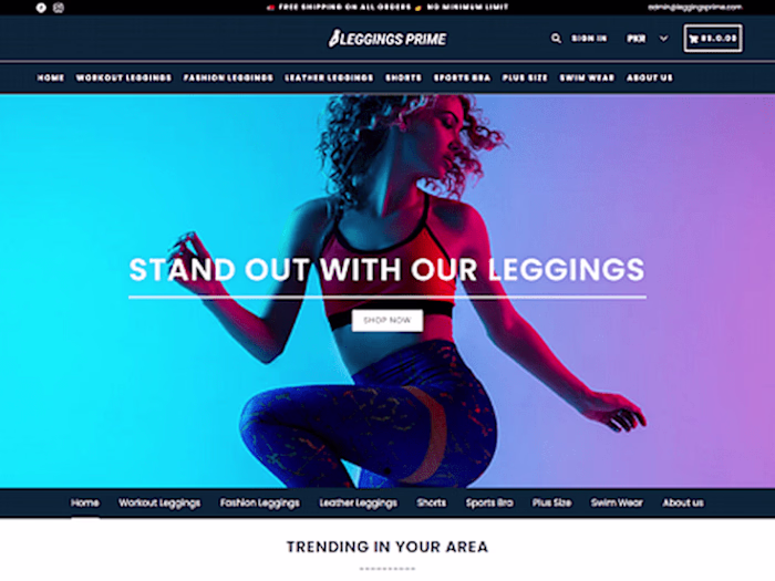 Leggings Prime Shopify Store