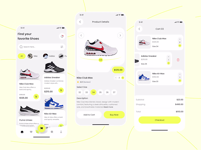Shoes E-Commerce Mobile App