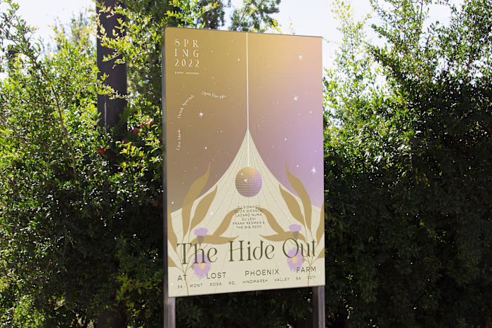 The Hide Out – Poster Design 