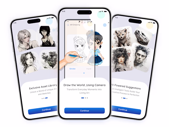 Onboarding UI for Sketch App