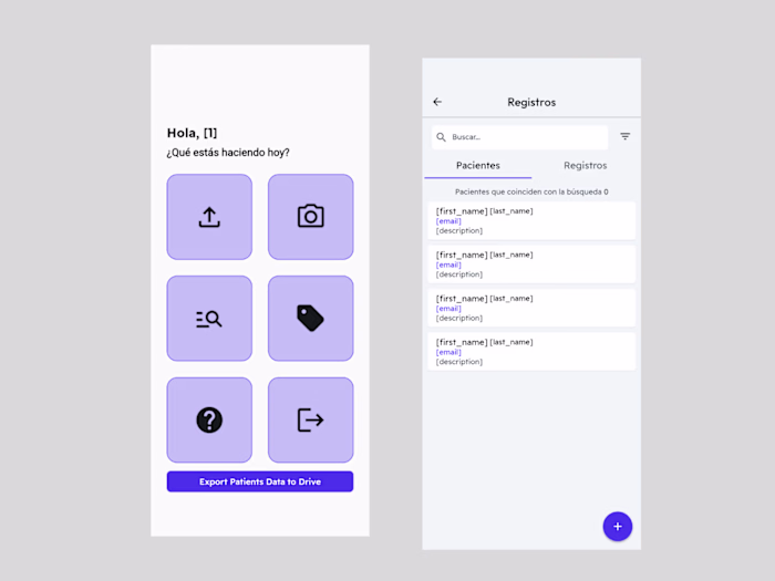 Patient Management & Data Export FlutterFlow App