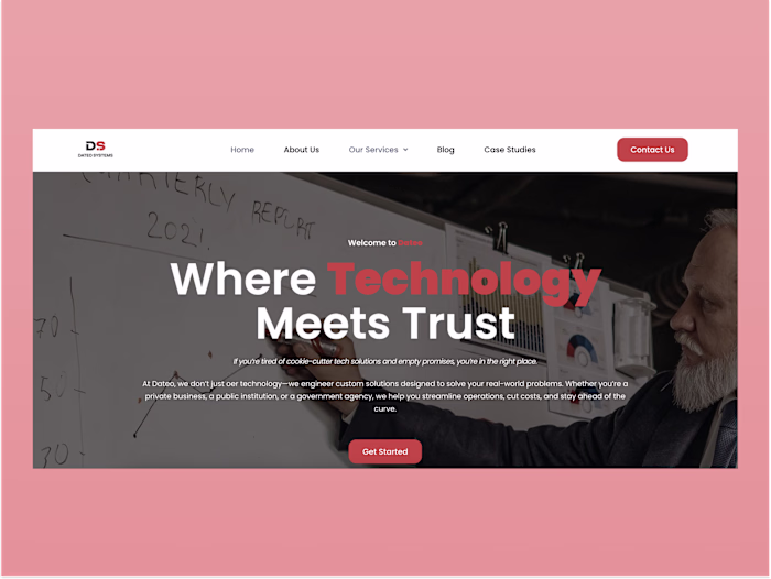 B2B Website Redesign for Tech Consulting Firm | WordPress + SEO